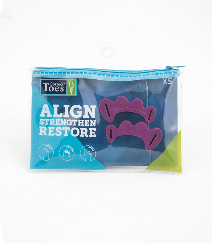 Correct Toes Plum extra small front