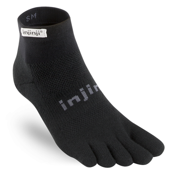 Injinji toe socks Run Lightweight Mini-Crew front