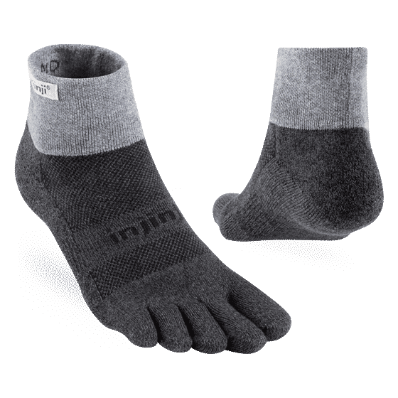 Injinji toe socks Trail Midweight Mini-Crew front back